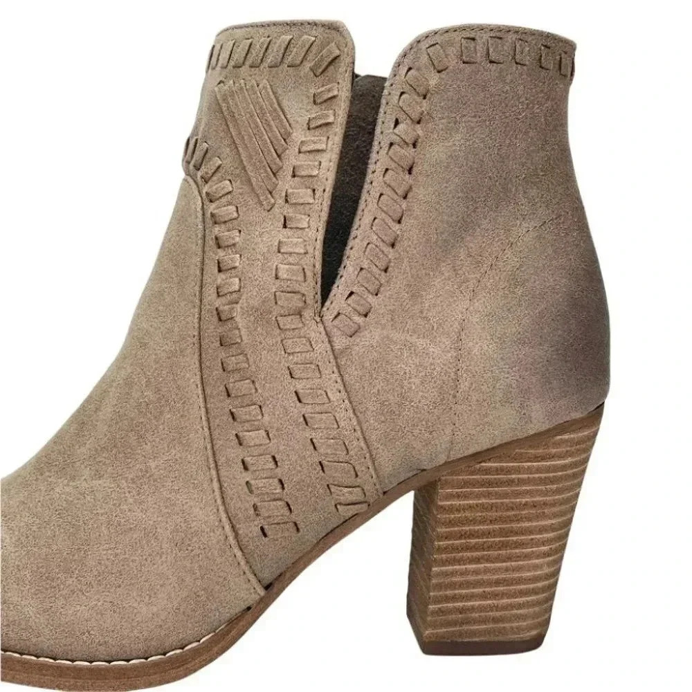 Zigi Soho Halyn Taupe Womens Ankle Boots Size 10M - Picture 8 of 13